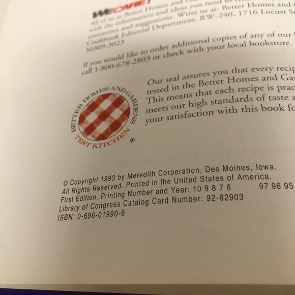 Better Homes and Gardens Cooking for Today Pasta Cookbook Vintage 1993 - Picture 5 of 5